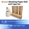 Idl Packaging 9in x 60 yd Masking Paper and 1 1/2in x 60 yd GP Masking Tape, for Covering, 4PK 4x GPH-9, 4457-112 - alternate 5